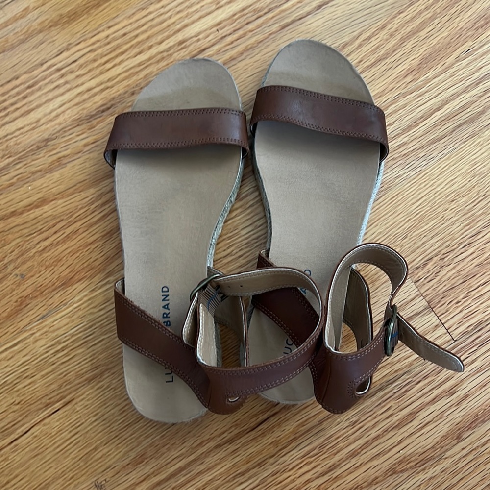 Lucky brand brown sandals